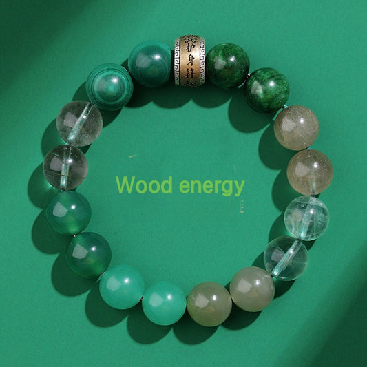 Wood Element Crystal Bracelet(Health and Longevity)