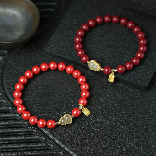 Vermilion Gourd Bracelet (for Harmony & Protection)