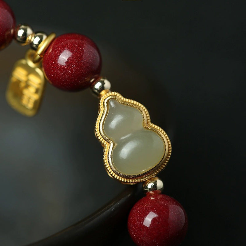 Vermilion Gourd Bracelet (for Harmony & Protection)